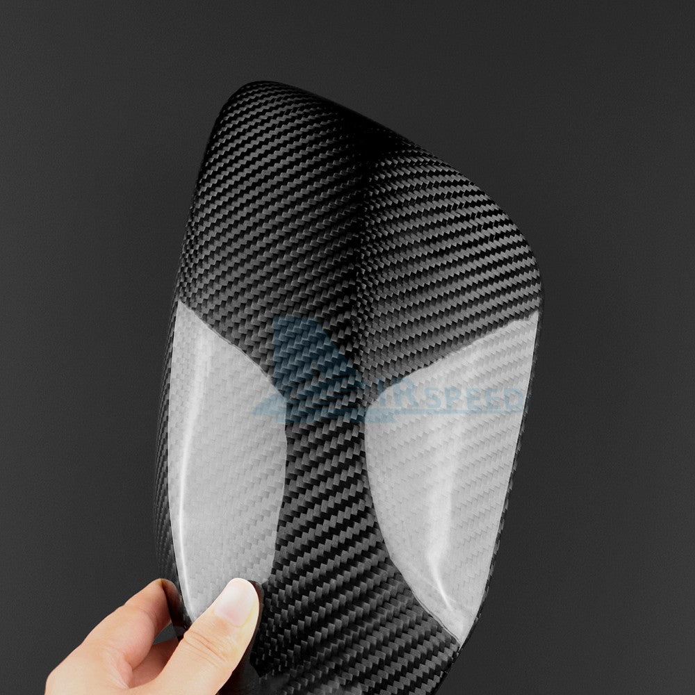 HARD Carbon Fiber Rear View Mirror Cover for Toyota Corolla 2020-25 Yaris 21-25 - detail view 10