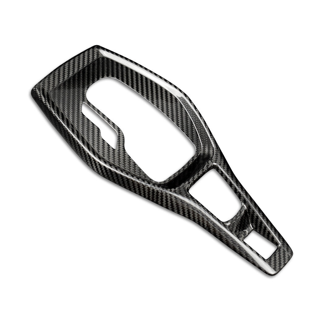 Real Carbon Fiber Gear Shift Panel Cover Sticker For Chevrolet Camaro 2016-2019