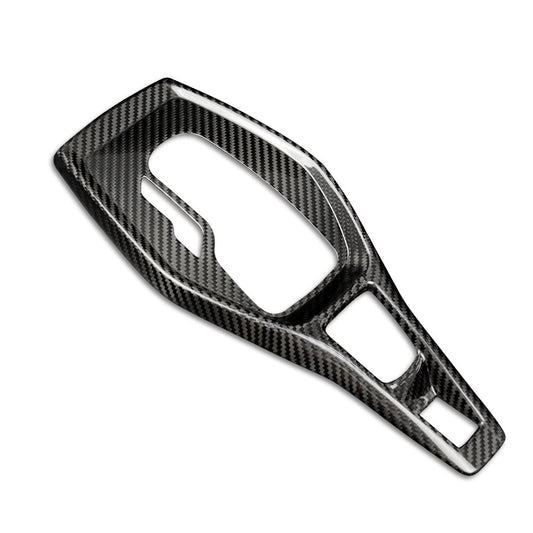 Real Carbon Fiber Gear Shift Panel Cover Sticker For Chevrolet Camaro 2016-2019