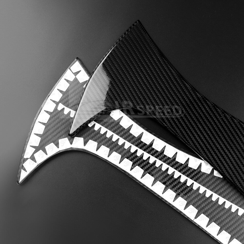 REAL HARD Carbon Fiber For Subaru BRZ GR86 21-2023 Black Car Side Fender Cover - detail view 7