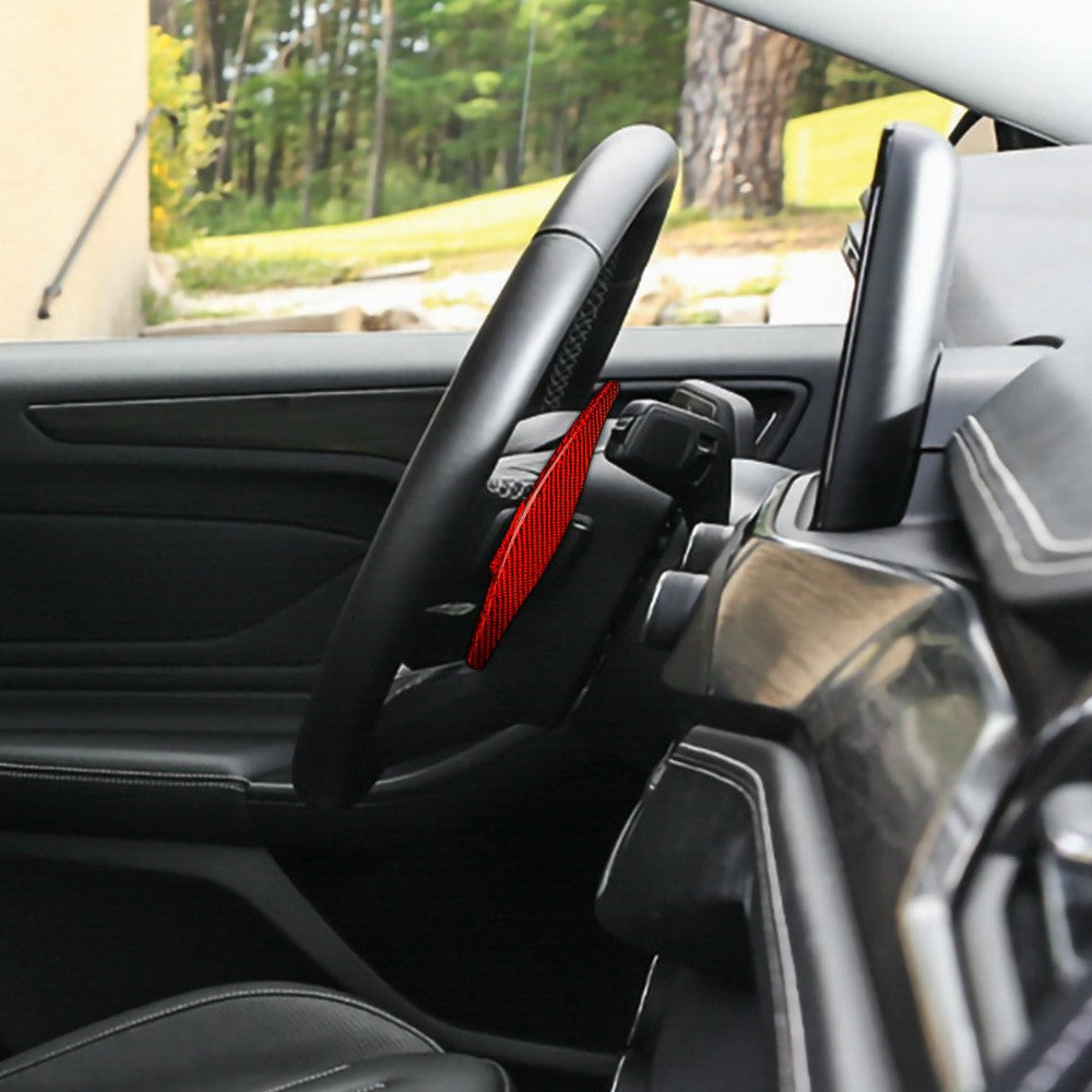 Red Steering Wheel Paddle Shifter Extension For Ford Focus ? 15-20 Escape 17-20 - detail view 4