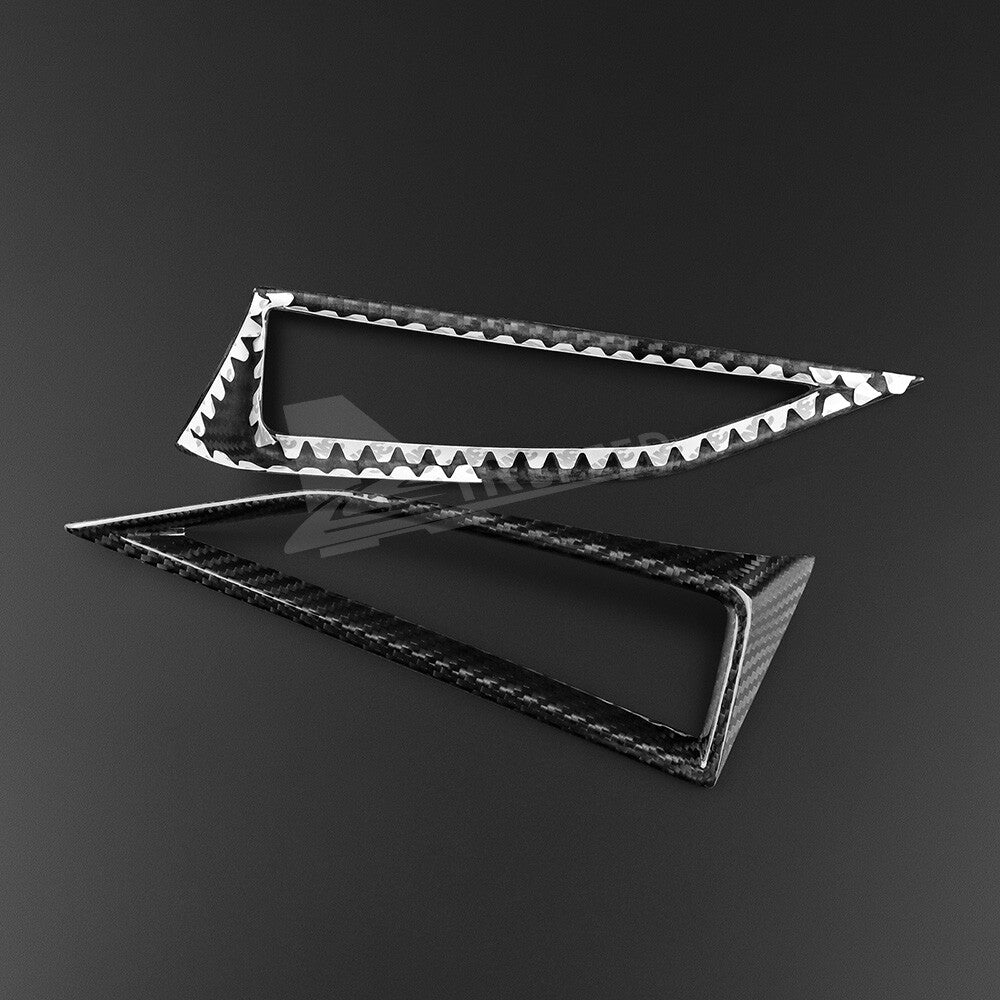 REAL HARD Carbon Fiber Black Center Air Vent Cover For Subaru WRX STI 2022-2023 - detail view 8