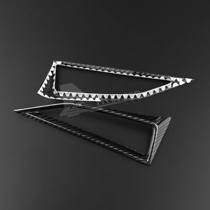 REAL HARD Carbon Fiber Black Center Air Vent Cover For Subaru WRX STI 2022-2023 - detail view 8
