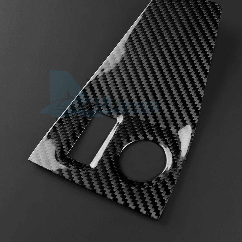 Cigarette Lighter USB Cover For MINI F65 F66 F67 2024-2025 Black Dry Carbon - detail view 4