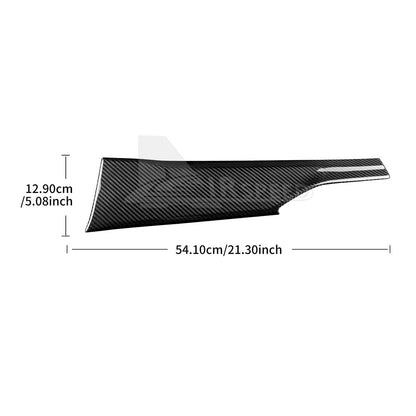 Passenger Copilot Front Dash Fit Subaru Crosstrek 2024 REAL HARD Carbon Fiber - detail view