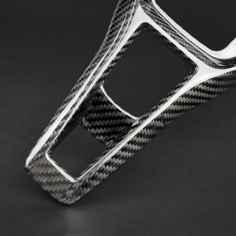 Real Carbon Fiber Gear Shift Panel Cover Sticker For Chevrolet Camaro 2016-2019