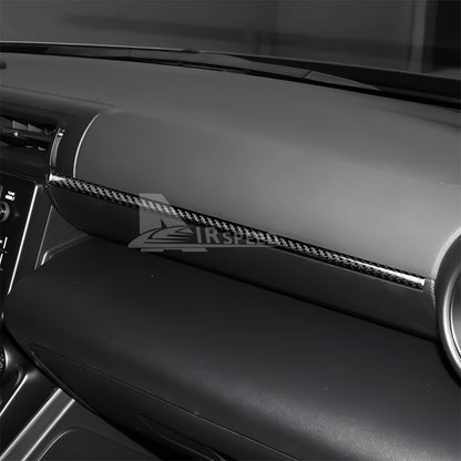 Passenger Copilot Strip Fit For Subaru BRZ GR86 2021-2023 REAL HARD Carbon Fiber - detail view 5