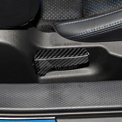 REAL HARD Carbon Fiber Seat Adjstment Handle Cover For Subaru BRZ GR86 2021-2023 - detail view 5