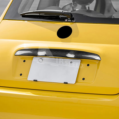 For FIAT 500 08-23 Abarth 595 12-23 Car Trunk Switch Strip Cover Carbon Fiber - detail view 8