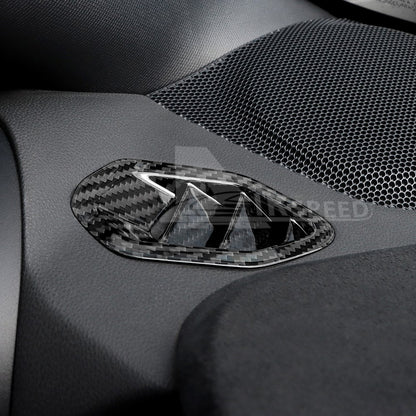 For BRZ GR86 2022-2025 Dashboard Air Vent Outlet Frame Cover Hard Carbon Fiber - detail view 7