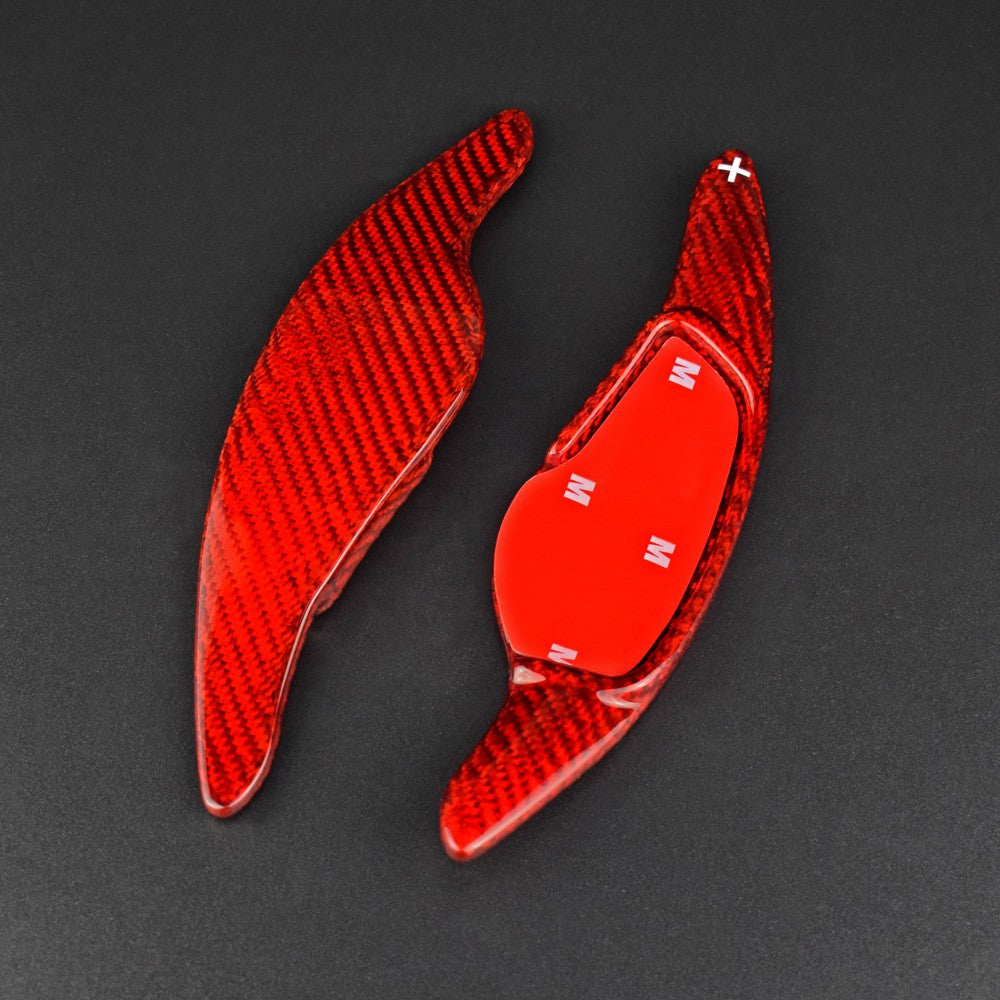 For BMW G14 G15 G02 G05 G30 G32 G07 2018-2023 Red Steering Wheel Paddle Shifter - detail view 6