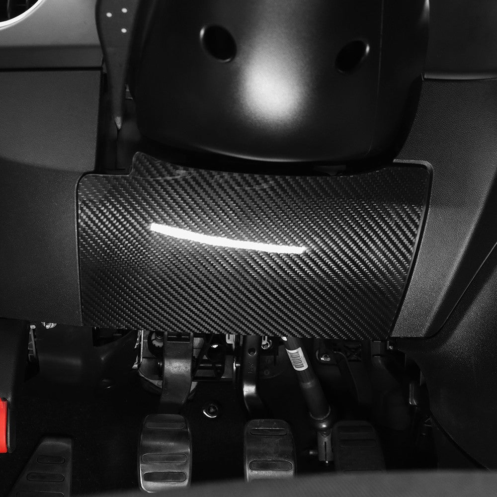 Carbon Fiber Car Driver's Side Airbag Cover for FIAT 500 Abarth 595 695 2016-24 - detail view 6