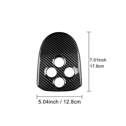 For Alfa Romeo 4C 2014-2020 Car Center Automatic Gear Shift Button Panel Cover - detail view