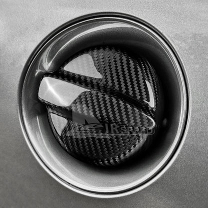 Fuel Gas Tank Cap Cover Black REAL HARD Carbon Fiber For Mini R50 R53 2001-2006 - detail view 7