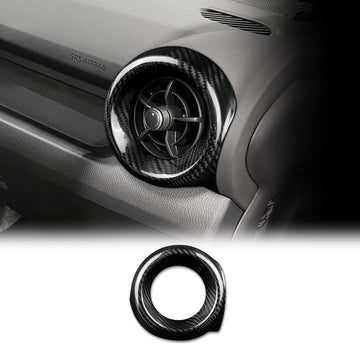 Black Carbon Fiber Passenger Side Air Outlet Cover for Toyota GR Yaris 2025-2026