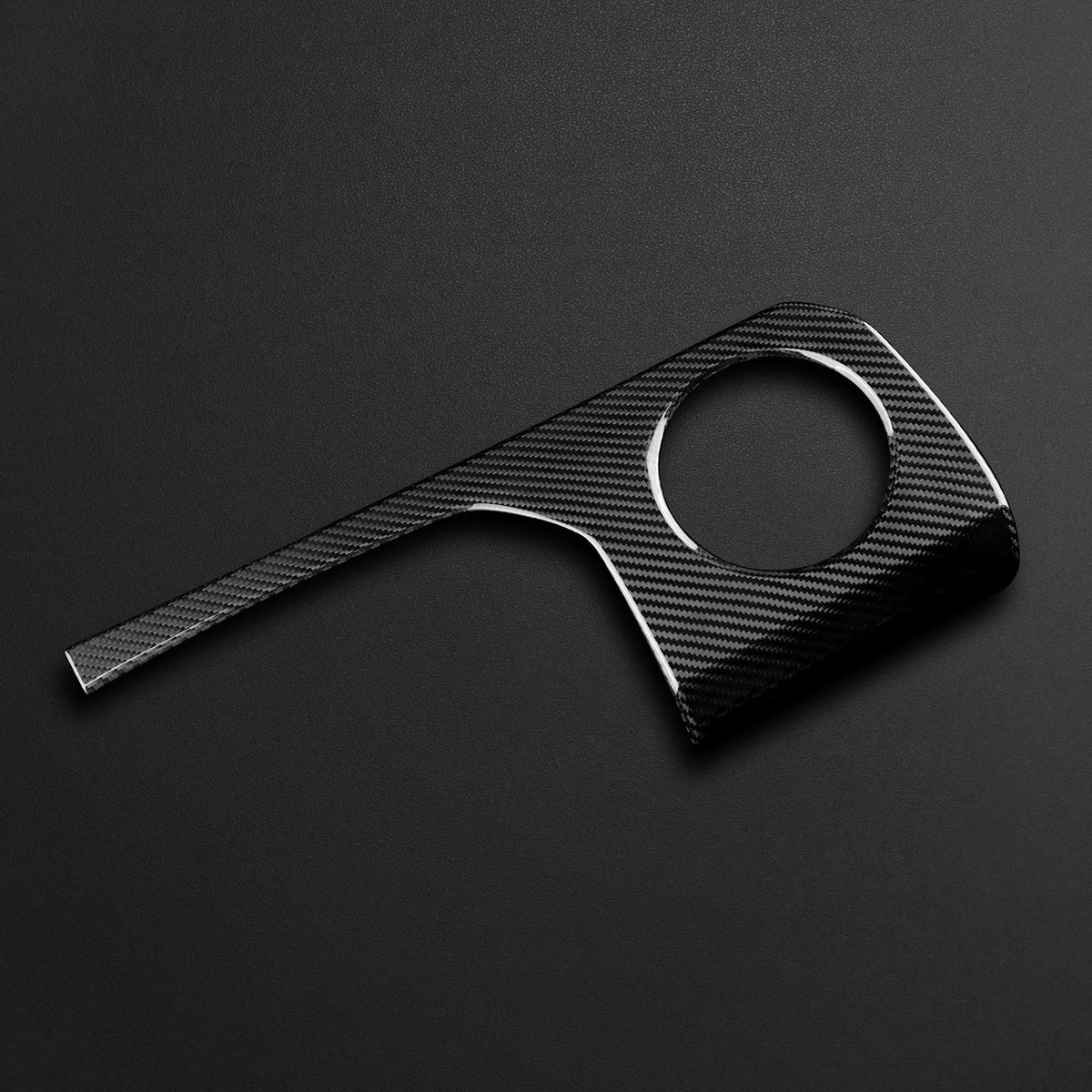 Driver's Air Outlet Panel Cover Black Carbon Fiber for Toyota GR Yaris 2025-2026 - detail view 10