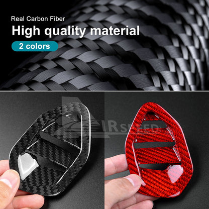 For BRZ GR86 2022-2025 Dashboard Air Vent Outlet Frame Cover Hard Carbon Fiber - detail view 5
