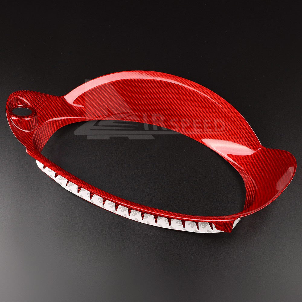 For Subaru BRZ Toyota GR86 2021-2025 Speedometer Cover RED HARD Carbon Fiber - detail view 8