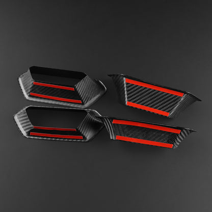 For SEAT Born Ateca Leon 21-2025 Car Seat Frame Interior Trim Cover Carbon Fiber - detail view 10
