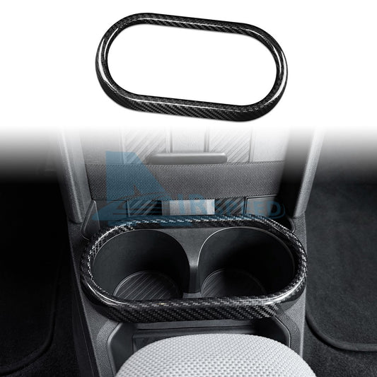 Gear Shift Cup Holder Frame Black Dry Carbon For MINI F65 F66 F67 2024-2025 - product view