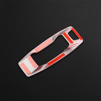 For Audi A3 2025-UP Automatic Gear Shift Button Inner Frame Cover Carbon Fiber - detail view 10