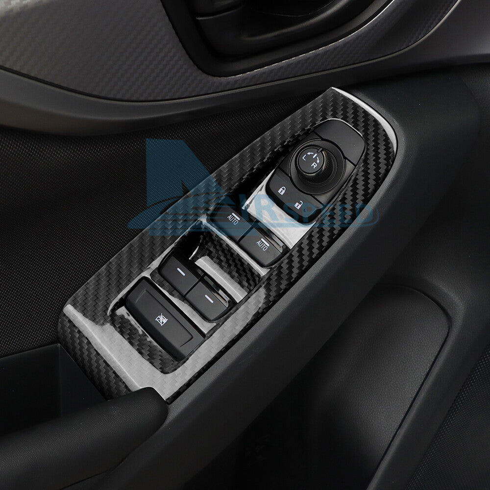 REAL HARD Carbon Fiber Black Window Control Button Cover For Subaru BRZ 2022-2023 - detail view 7