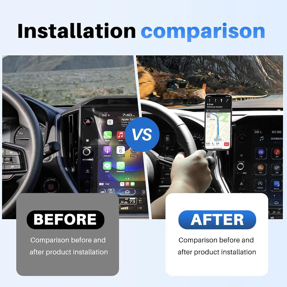 For 24-25 Subaru LHD Custom Magnetic Phone Mount - FREE GIFT