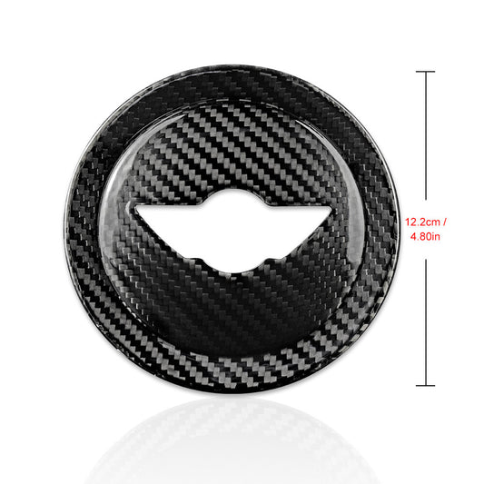 Steering Wheel Cover Hrad Carbon Fiber For Mini R55 R56 R57 R58 R59 R60 R61 - detail view