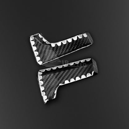 REAL HARD Carbon Fiber Seat Adjstment Handle Cover For Subaru BRZ GR86 2021-2023 - detail view 7