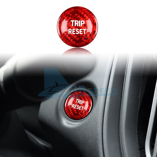 For Subaru BRZ WRX GR86 21-23 REAL HARD Carbon Fiber Trim Reset Button Cover - product view