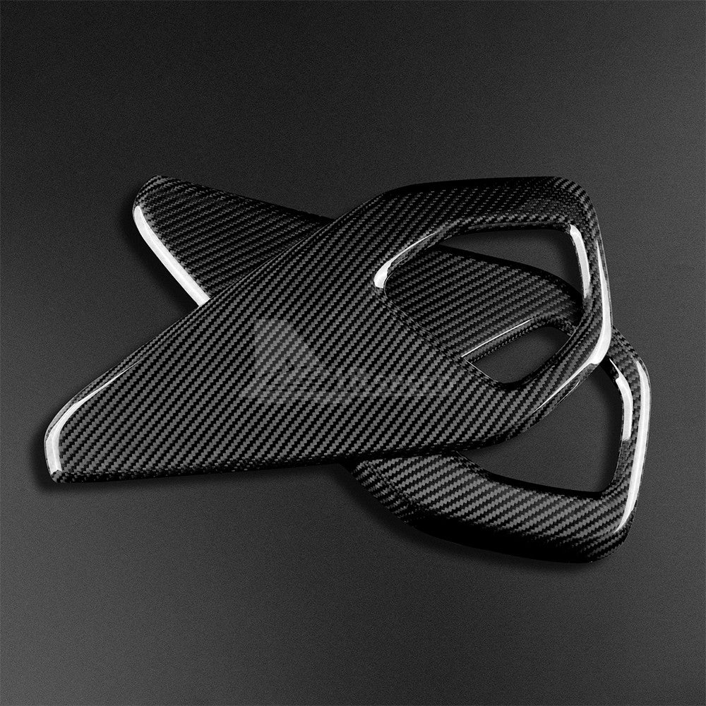 For Subaru BRZ Toyota GR86 2021-2023 Rear Audio Frame Cover HARD Carbon Fiber - detail view 8