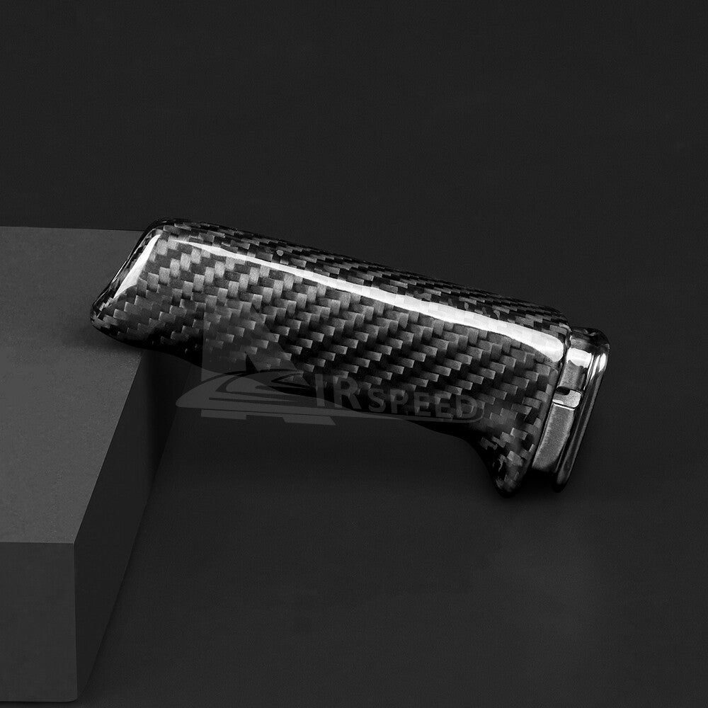 For BMW E60 E61 E63 E64 E84 Handbrake Grip Grip Handle Cover REAL Carbon Fiber - detail view 9