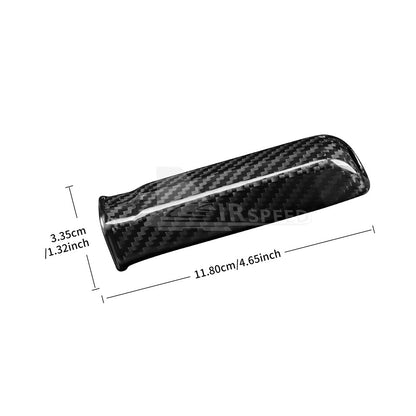 For Ford Mustang 10-2014 Electrical Park Brake Cover Carbon Fiber Sticker BLACK - detail view 3