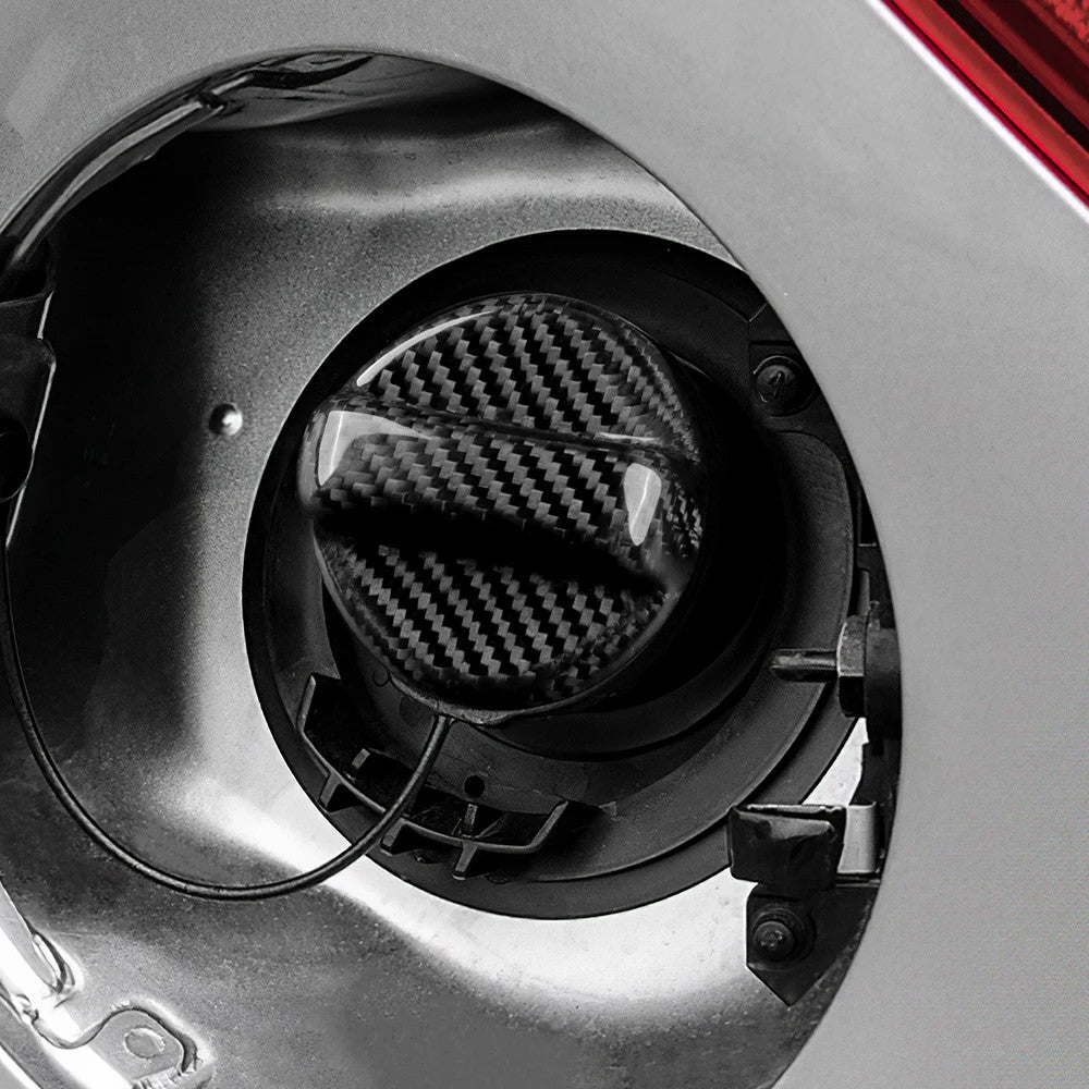 Dry Carbon Fiber Fuel Tank Cap Cover For Mazda 2 3 5 6 CX-3 CX-5 CX-30 CX-9