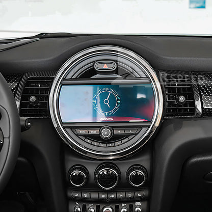 Black Center Air Outlet Vent REAL HARD Carbon Fiber For Mini F55 F56 F57 14-2021 - detail view 5