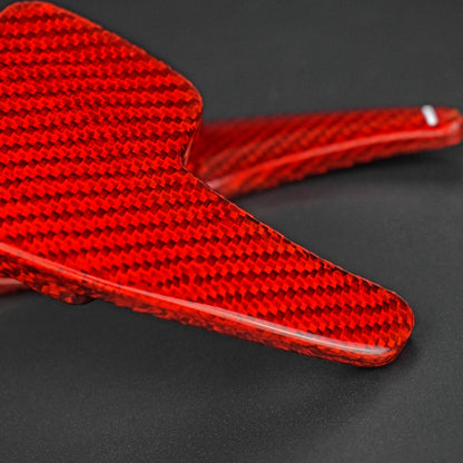 Red Steering Wheel Paddle Shifter Extension For Ford Focus ? 15-20 Escape 17-20 - detail view 9