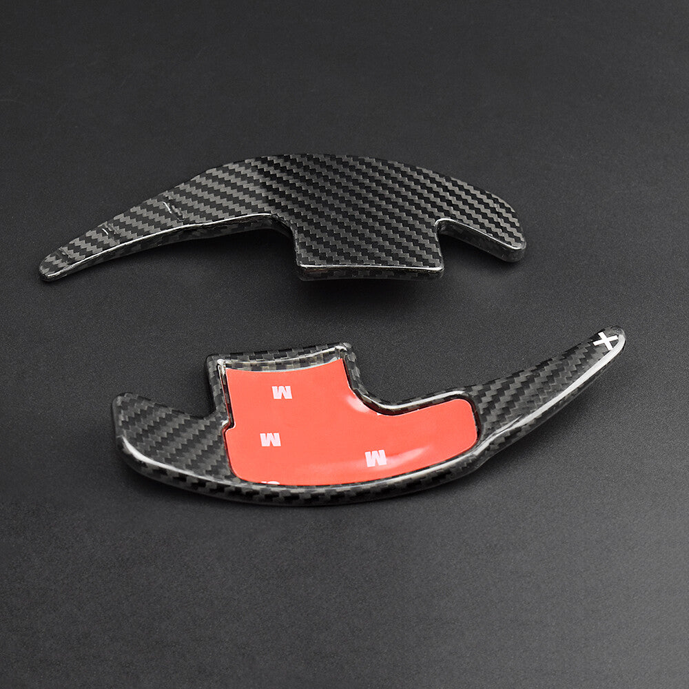 Real Carbon Fiber For Mustang 2015-2023 Steering Wheel Paddle Shifter Extension - detail view 7