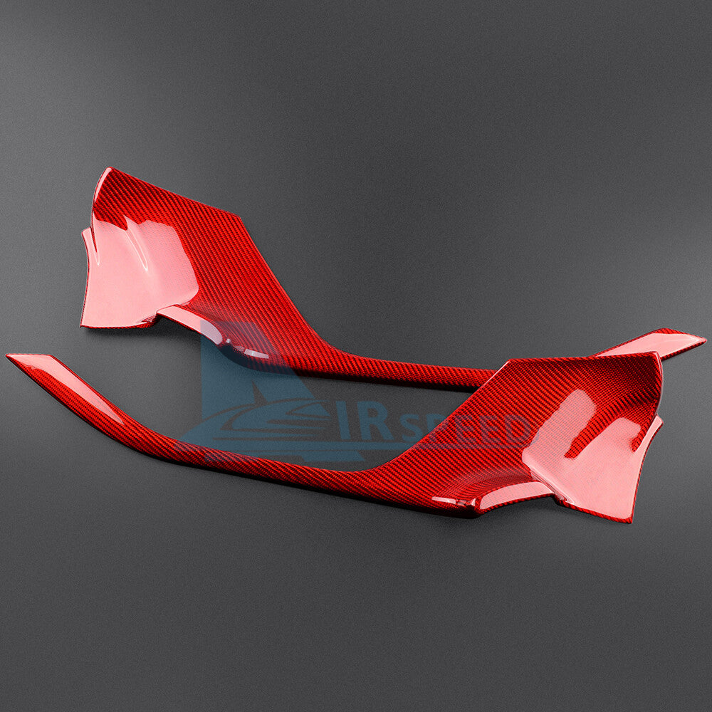 For Subaru WRX 2022-2023 REAL HARD Carbon Fiber RED Door Panel Cover 2PCS