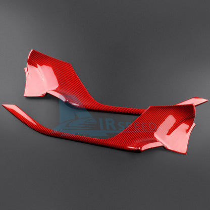 For Subaru WRX 2022-2023 REAL HARD Carbon Fiber RED Door Panel Cover 2PCS