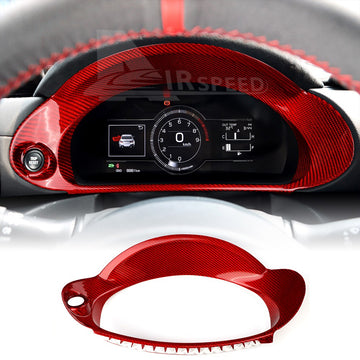 For Subaru BRZ Toyota GR86 2021-2025 Speedometer Cover RED HARD Carbon Fiber