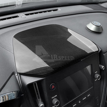 Front Dashboard Center Console Top Cover REAL HARD Carbon Fiber For WRX 22-2024 - detail view 8