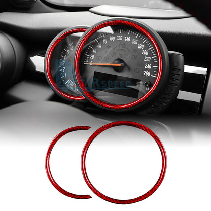 Red Speedometer Cluster Cover REAL HARD Carbon Fiber For Mini F54 F55 F56 F57 60 - product view