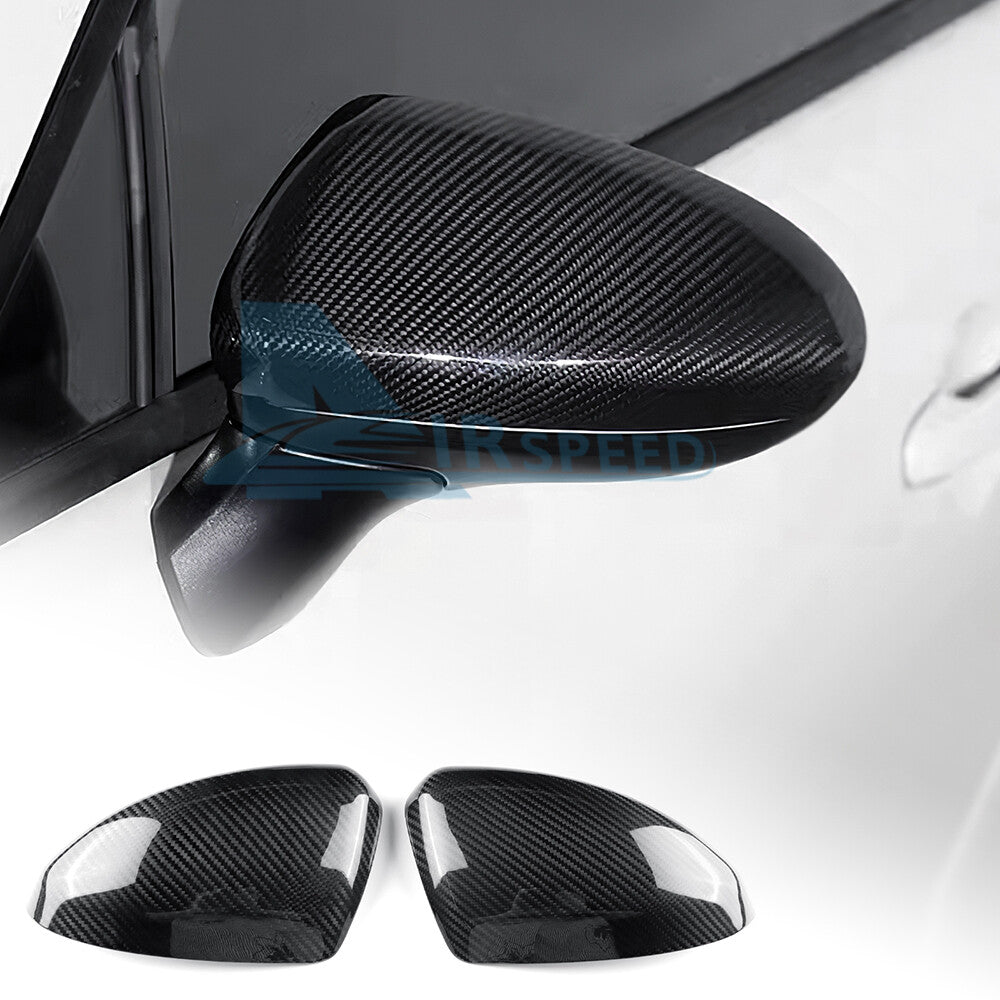 Real Carbon Fiber Side Mirror Cover Caps For Subaru BRZ Toyota GR86 2021-2024 - product view