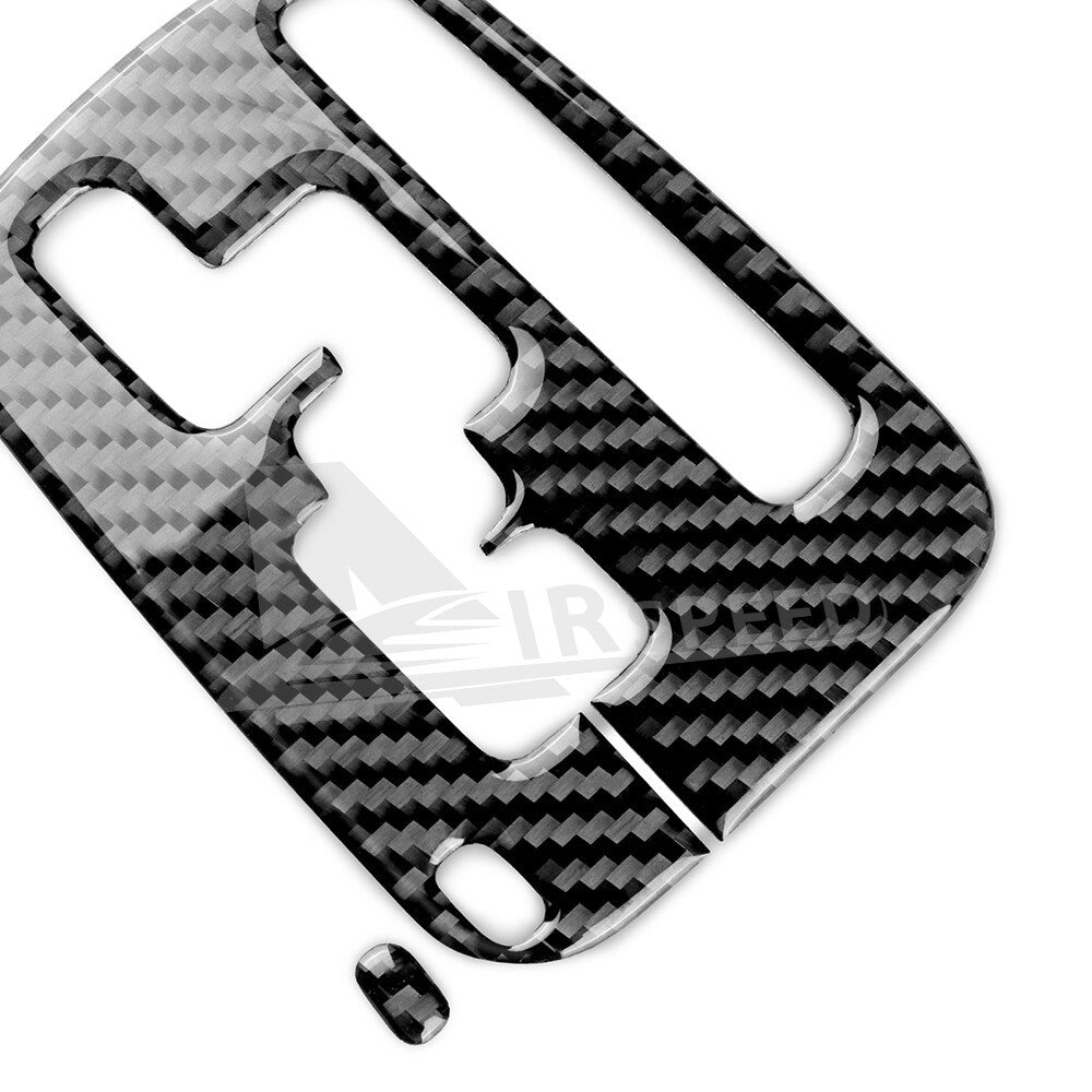 Gear Shift Panel Sticker Carbon Fiber Pattern for Subaru Impreza 2005 2006 2007（U.S. Stock）
