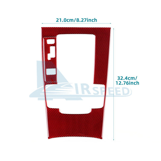 For Mazda 3 Axela 2019-2025 Carbon Fiber Red Center Gear Shift Panel Sticker