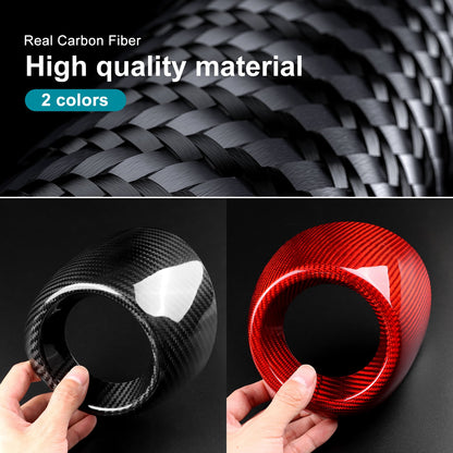 Dashboard Air Outlet Cover For Subaru BRZ GR86 2021-2023 RED HARD Carbon Fiber - detail view 4