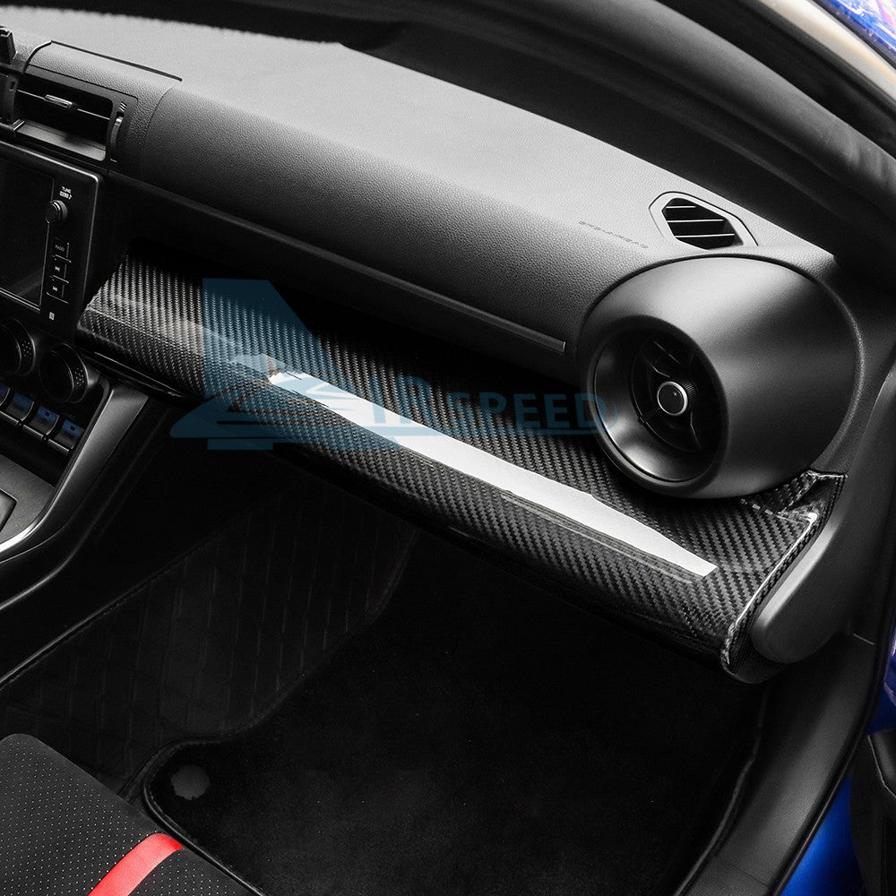 Hard Carbon Co-pilot Dashboard Trim LHD For Subaru BRZ Toyota GR86 2021-2026 - detail view 8