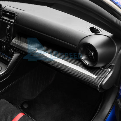 Hard Carbon Co-pilot Dashboard Trim LHD For Subaru BRZ Toyota GR86 2021-2026 - detail view 8