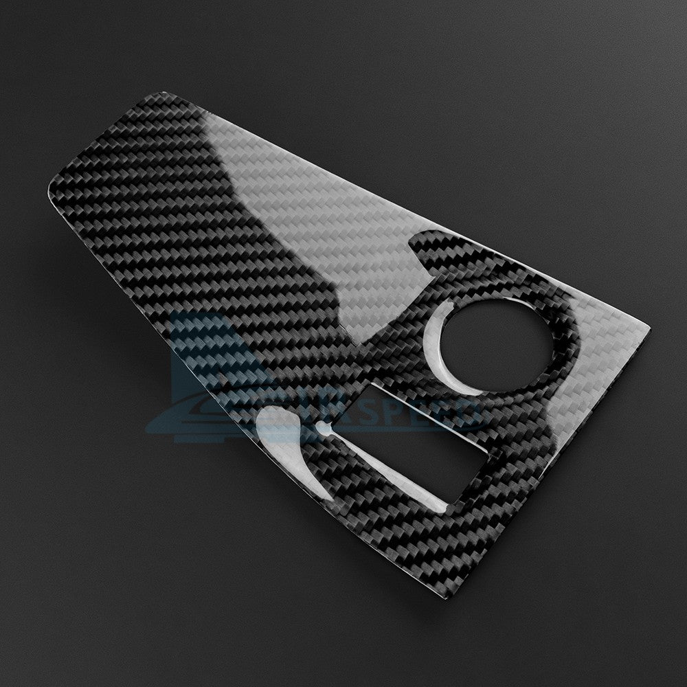Cigarette Lighter USB Cover For MINI F65 F66 F67 2024-2025 Black Dry Carbon - detail view 8