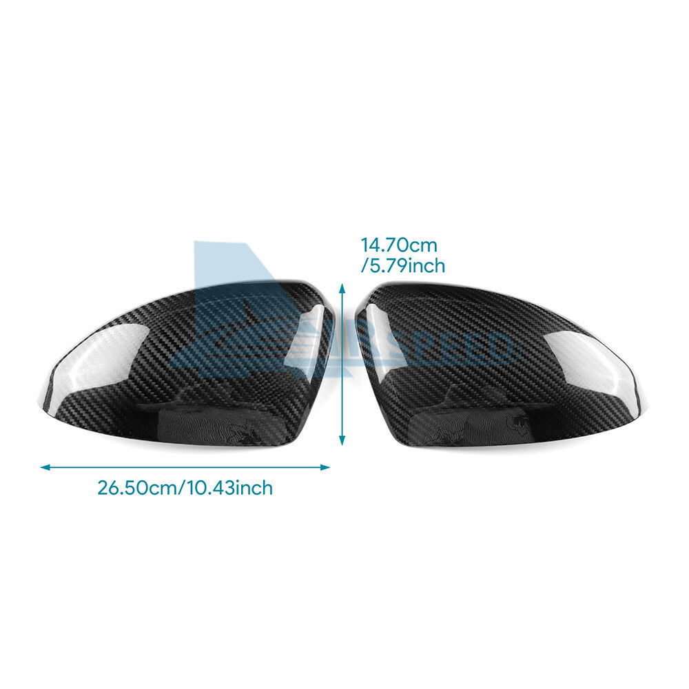 Real Carbon Fiber Side Mirror Cover Caps For Subaru BRZ Toyota GR86 2021-2024 - detail view 7